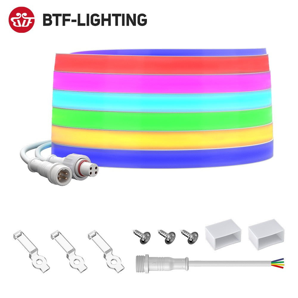 FCOB FOB COB LED Strip IP68 840 RGB LEDs 5M DC24V High Linear Dimmable Outdoor Waterproof Decoration