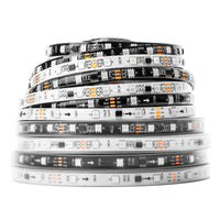 WS2811 RGB IC LED Strip Flexible Dream Color Addressable Chasing Effect 30/48/60/96/144LEDs/M DC 12V