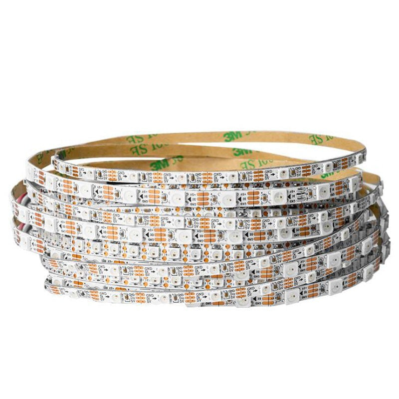 WS2812B RGB Led Strip 60 144 LEDs 4mm 5mm 7.2mm Width PCB L3535 5050 Individually Addressable DC5V