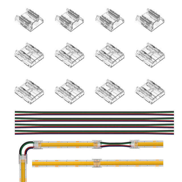 Ws2812b Led Rgb 5050 Strip Solderless Connector
